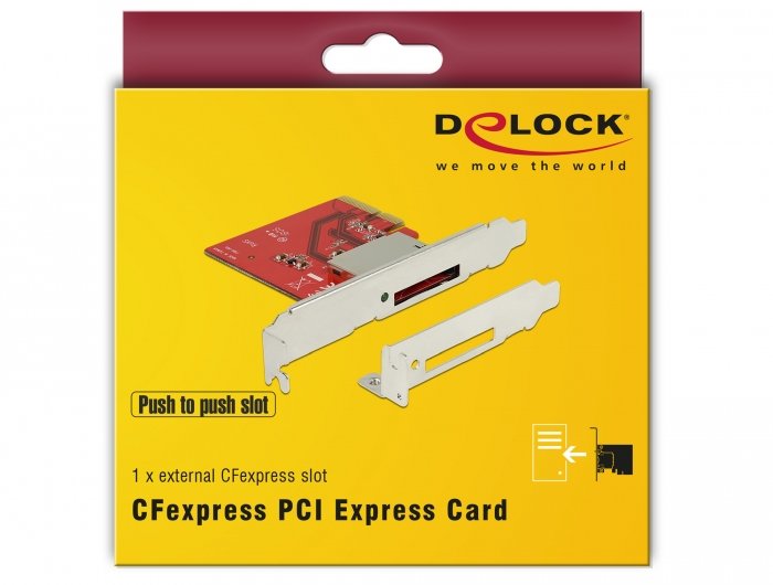 Delock Tarjeta Pci Express En 1 X Ranura Externa Cfexpress 91748
