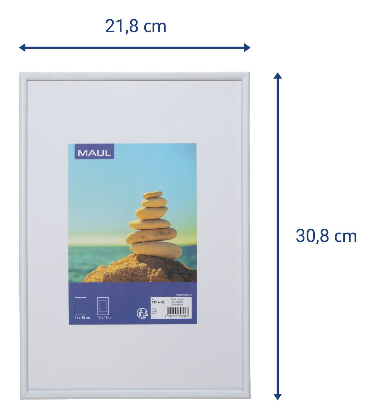 EAN 4002390091060 - MAUL 1935402 marco Expositor de pie retroiluminado Blanco imagen 6