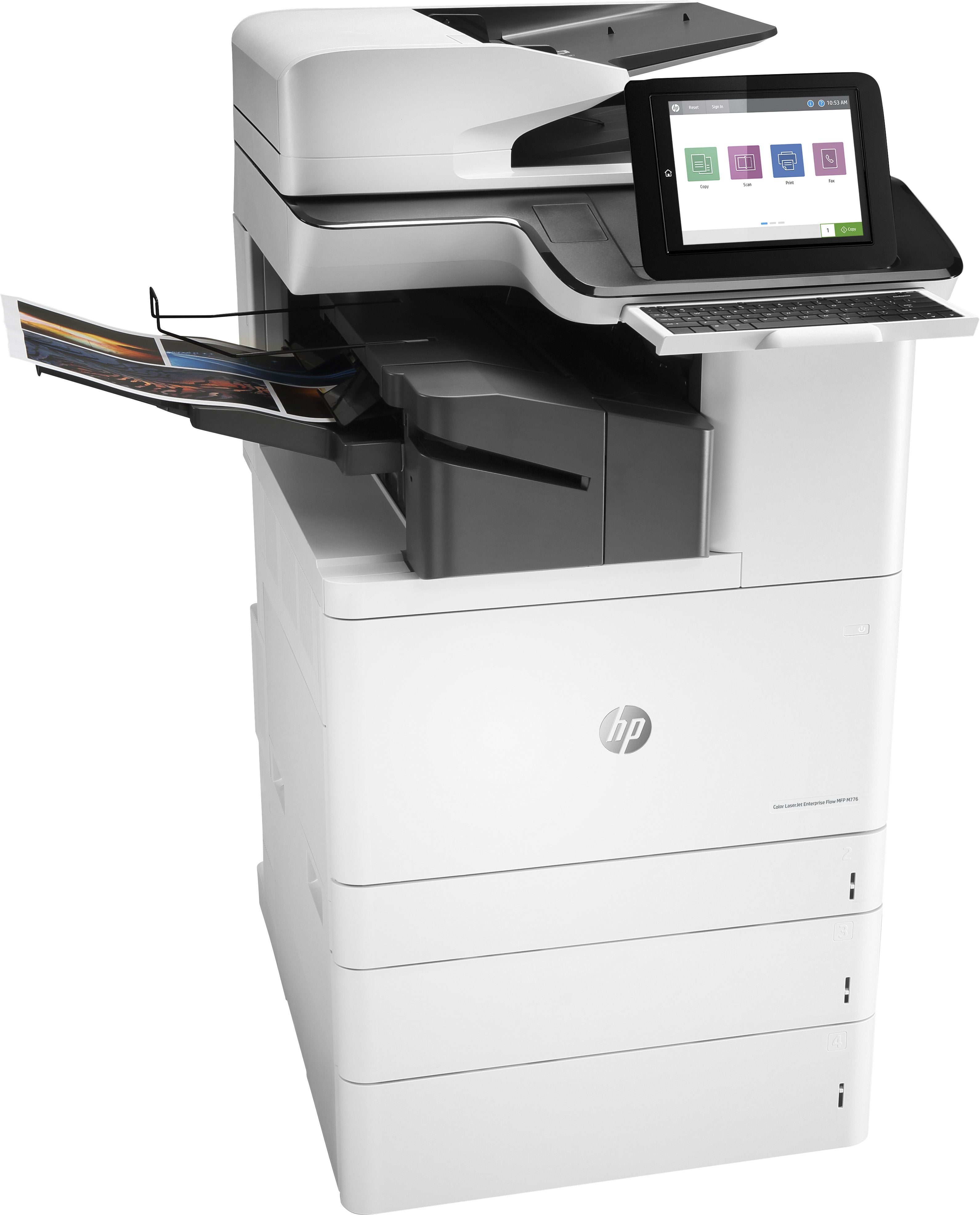 Hp Color Laserjet Enterprise Flow M776zs Laser 1200 X 1200 Dpi 45 Ppm A3 Wifi