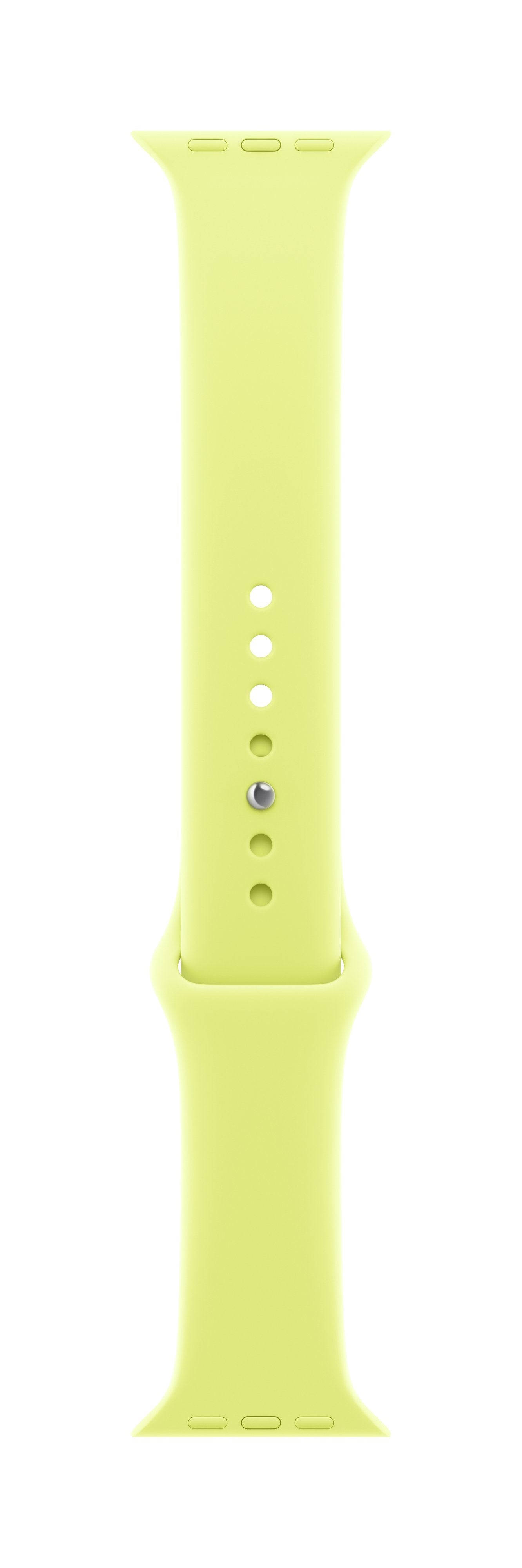 Apple Correa Para Reloj Inteligente 46mm Talla S/M Amarillo Neón Para Watch Hermès Series 9 Se 3 Series 10 Series 11 Series 8 Series 9 Ultra 2 Ultra 3