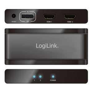 Logilink Cv0093 Divisor De Video Displayport 2x Hdmi