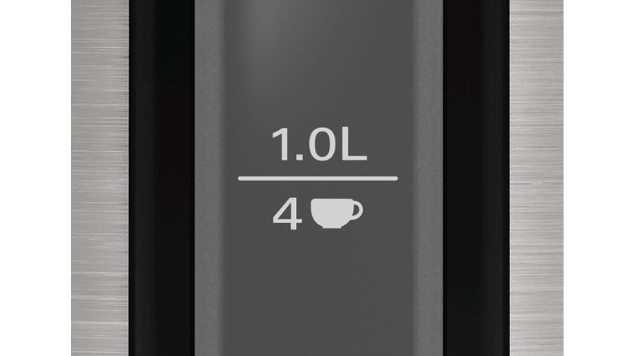 Hervidor De Agua Bosch Twk3p420 1,7 L Negro, Acero Inoxidable 2400 W