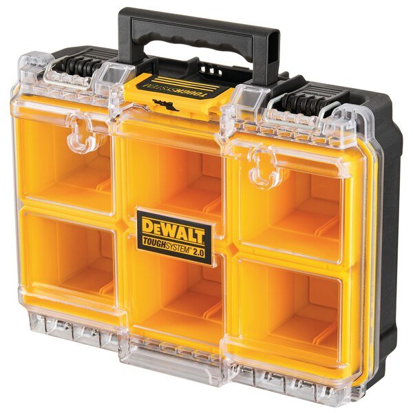 Dewalt Organizador De Medio Formato Toughsystem 2.0, Profundo, Caja De Herramientas Dwst83392-1