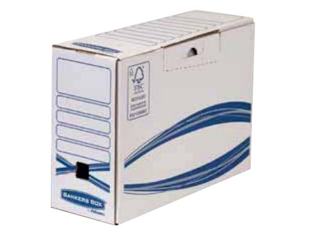 Fellowes Bankers Box Basic Pack De 25 Cajas De Archivo Definitivo A4+ 80mm - Montaje Manual - Carton Reciclado Certificacion Fsc