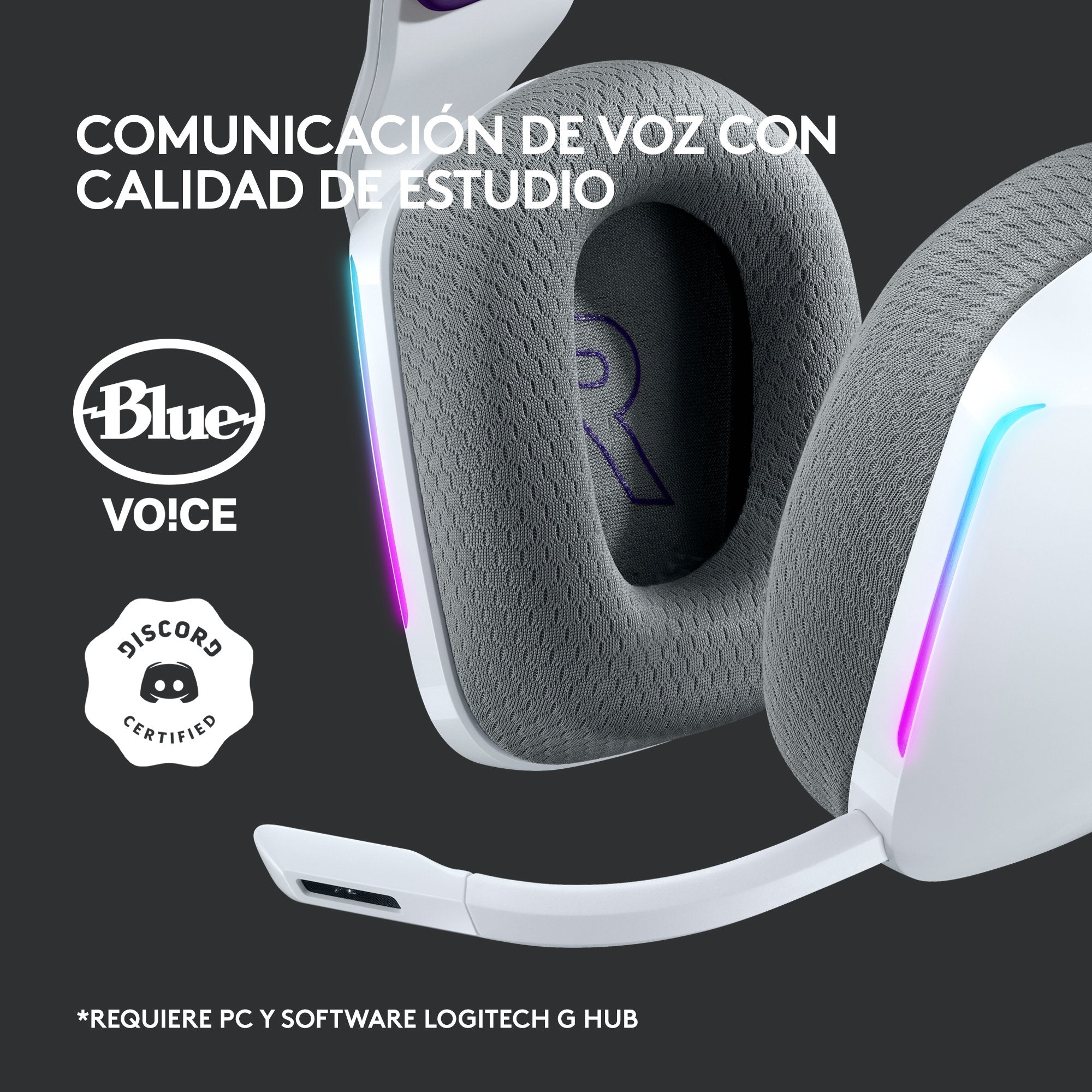EAN 5099206089532 - Logitech G 981-000883 auricular y casco Auriculares Inalámbrico Diadema Juego Blanco imagen 14