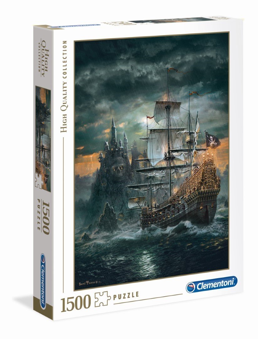 Puzzle Colección Clementoni De Alta Calidad El Barco Pirata Piezas 1500 31682