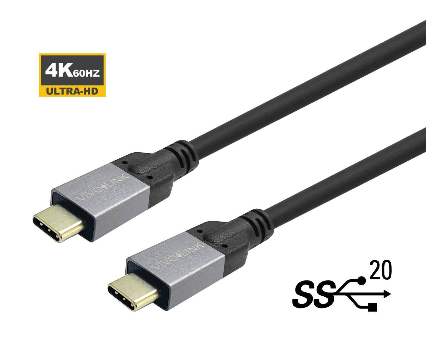 Usb-C To Usb-C Cable 8m Supports 10 Gbps Data .