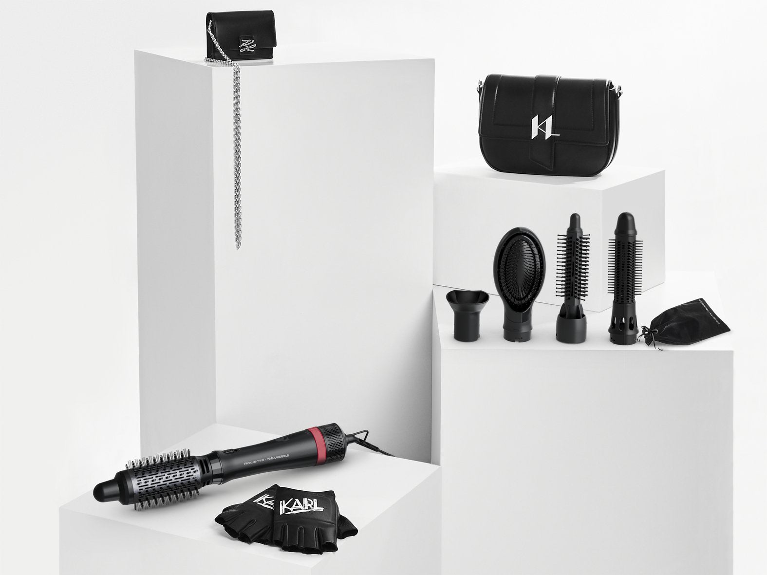 EAN 3121040087657 - Rowenta Express Style CF634LF0 Utensilio de peinado Cepillo de aire caliente Caliente Negro, Rojo 800 W 1 imagen 2