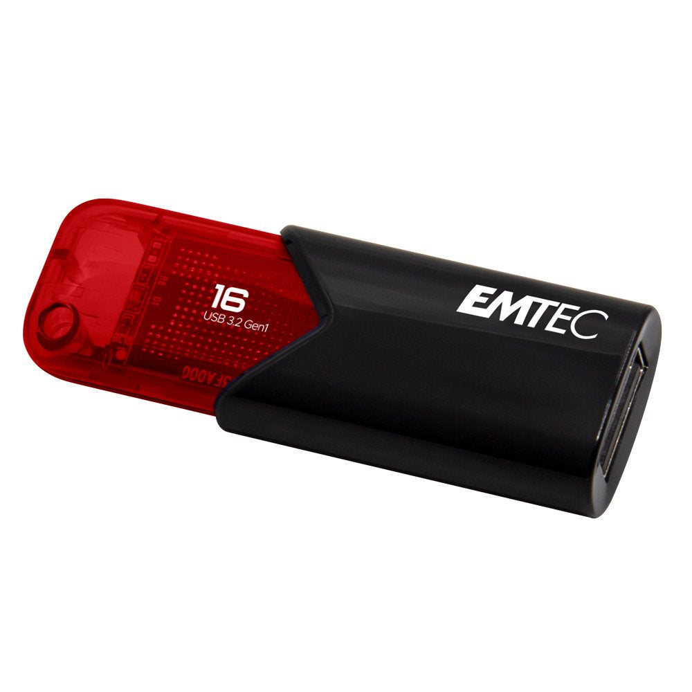 Pendrive Emtec Usb-Stick 16 Gb B110 Usb 3.2 Click Easy Red