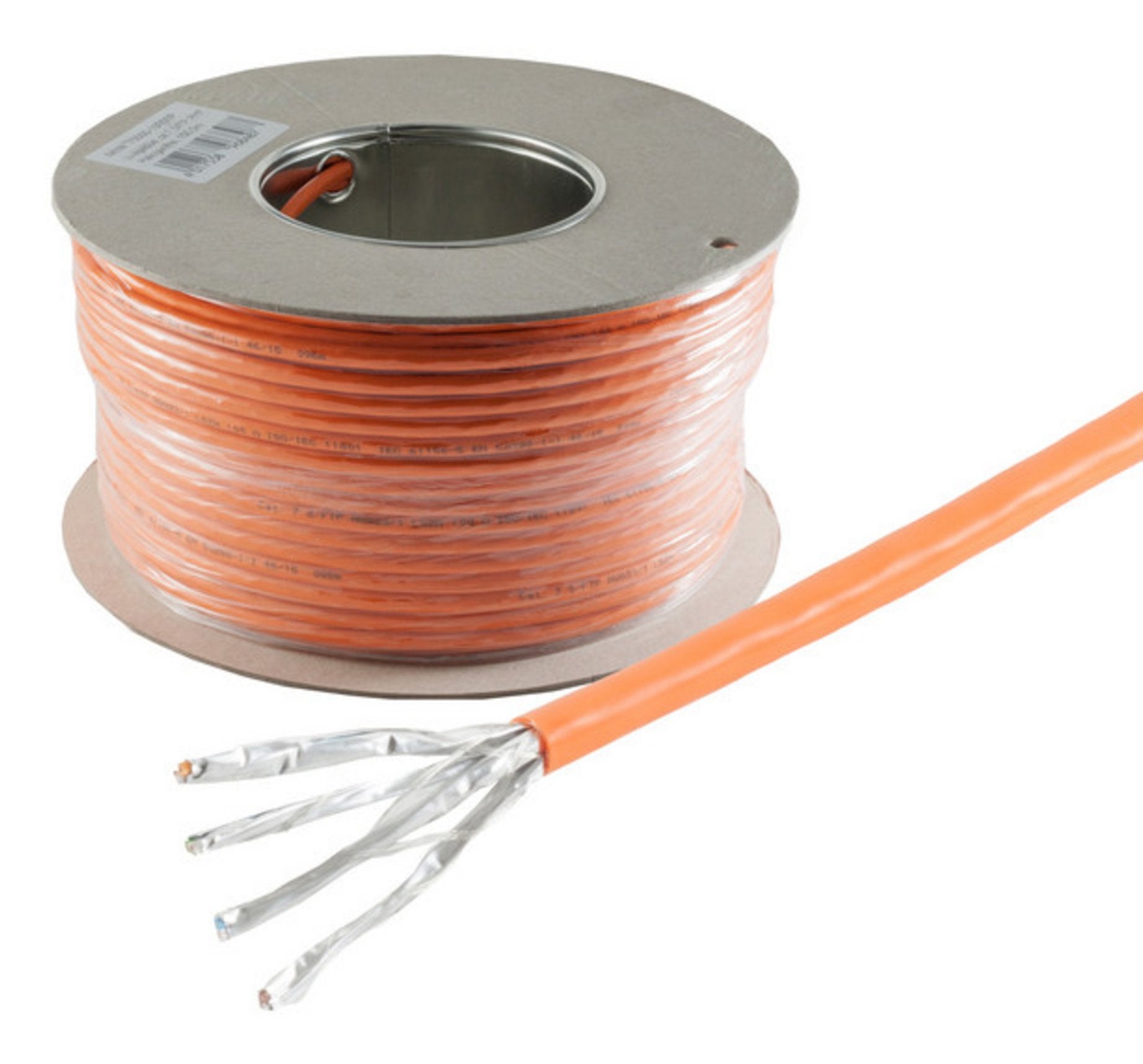 Cable S/Conn 08-81031007 De Red Naranja 100 M Cat7 S/Ftp (S-Stp)