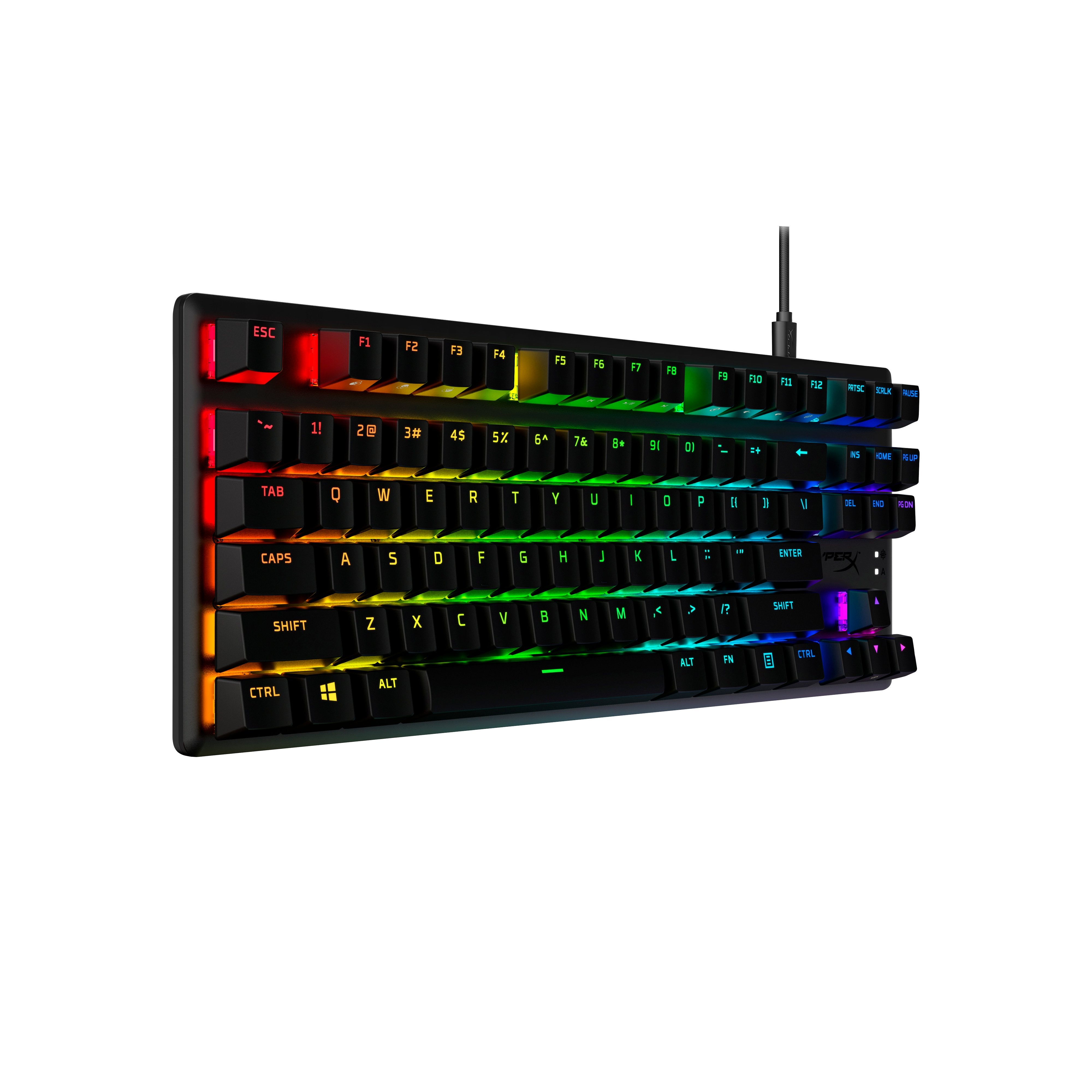 EAN 0196337969810 - HyperX Alloy Origins Core PBT HX Blue Gaming Keyboard teclado Juego USB Negro imagen 1