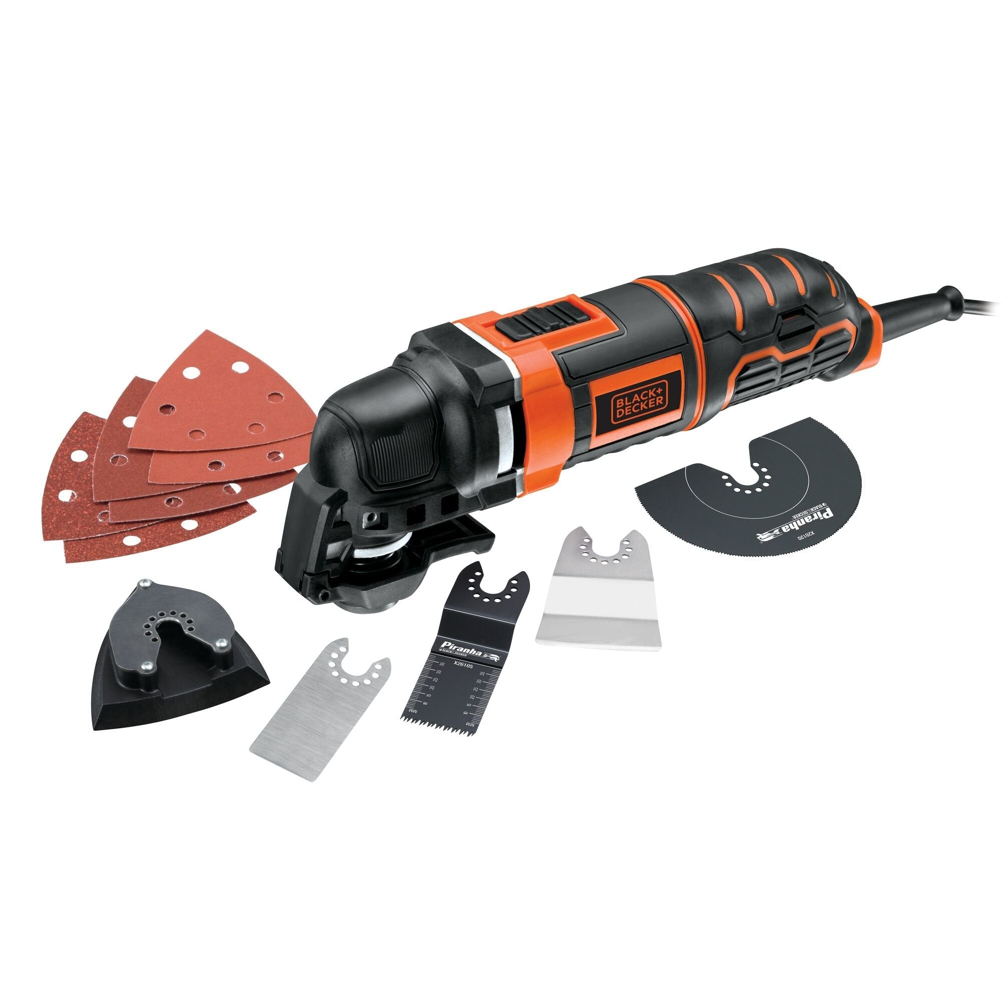 Black & Decker Mt300ka Herramienta Multifunción Incl. Accesorios, Incl. Caja 13 Piezas 300 W