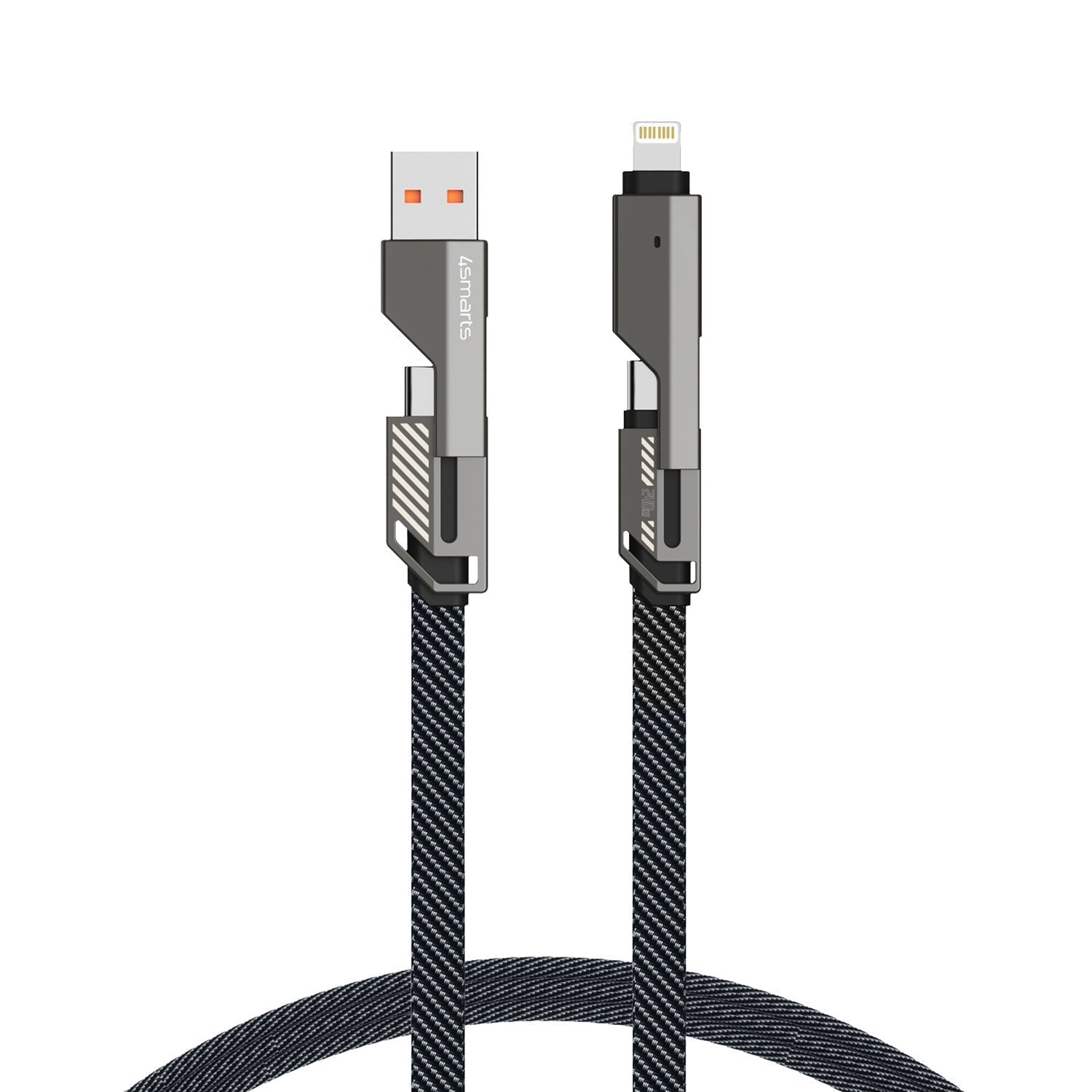 EAN 4252011911363 - 4smarts 541456 cable USB 1,5 m USB A/USB C USB C/Lightning Grafito imagen 3