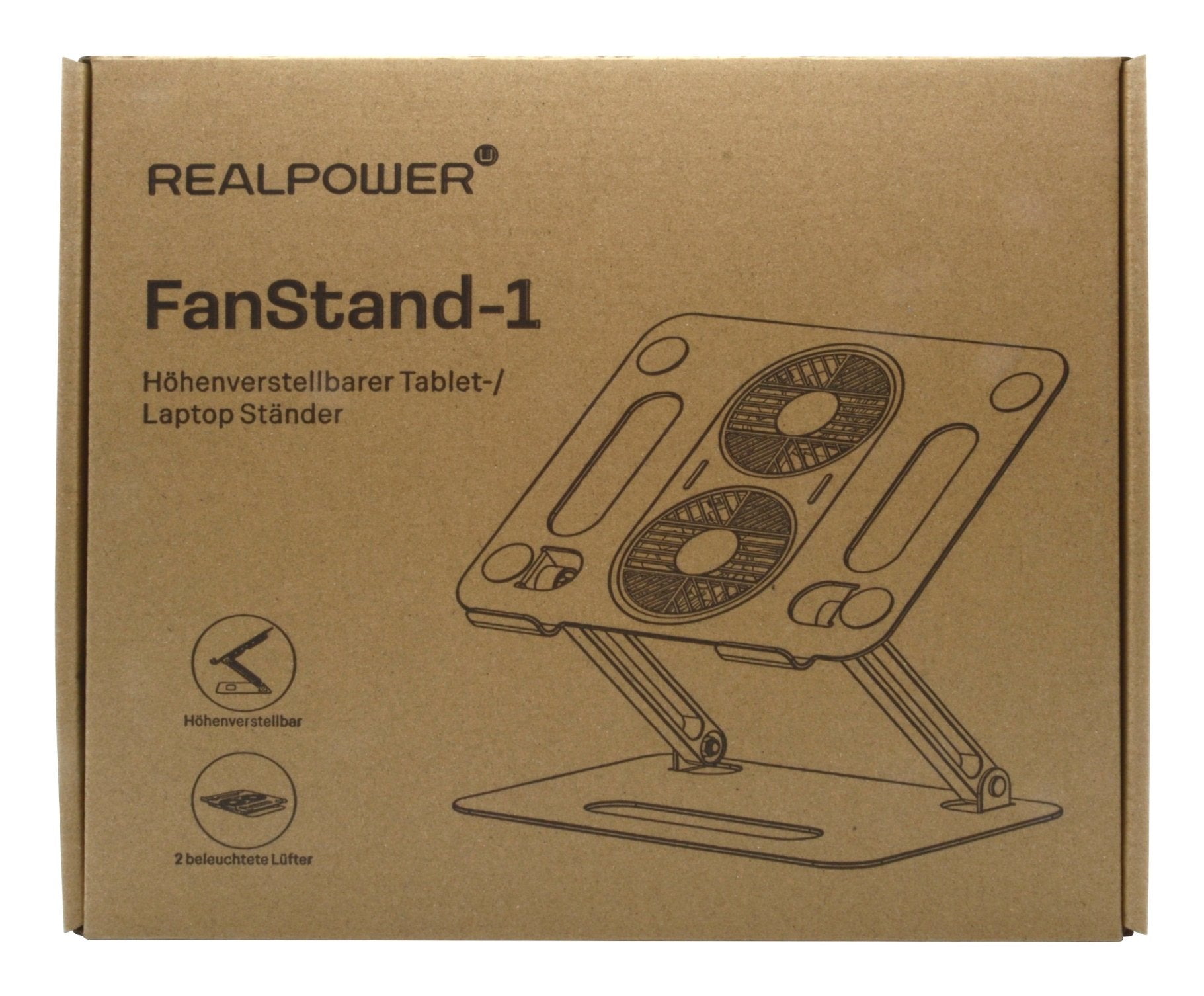 EAN 4040895012692 - RealPower 495562 soporte para ordenador portátil Acero inoxidable 43,2 cm (17") imagen 4