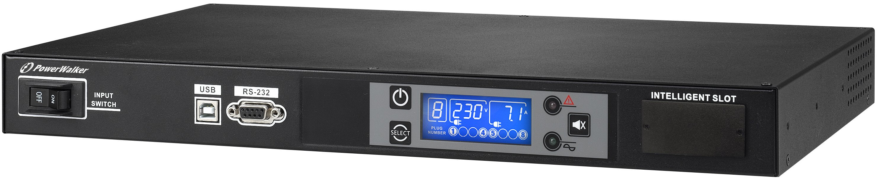 EAN 4260074978162 - PowerWalker RC-16A unidad de distribución de energía (PDU) 8 salidas AC 1U Negro imagen 1