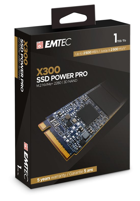 EAN 3126170170781 - Emtec X300 1 TB M.2 PCI Express 3.0 NVMe 3D NAND imagen 2