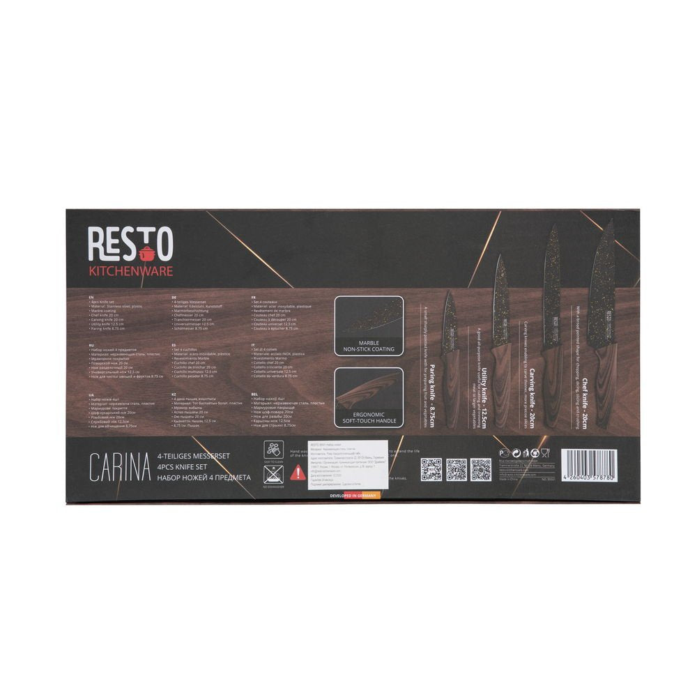 Knife Set 4pcs/95501 Resto
