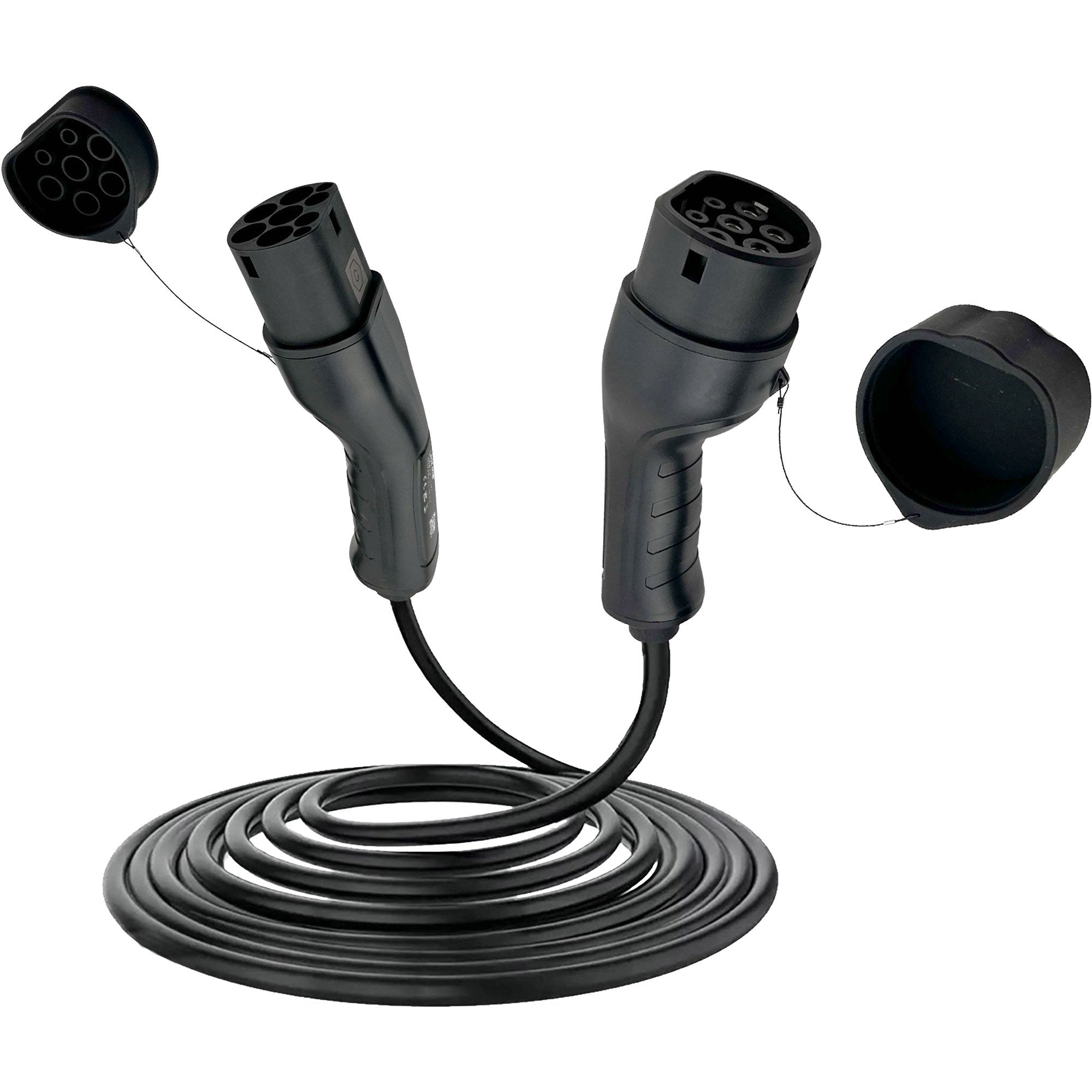 Inline® Ev Car Charging Cable 22kw Type2, 3-Phase, 7.5m