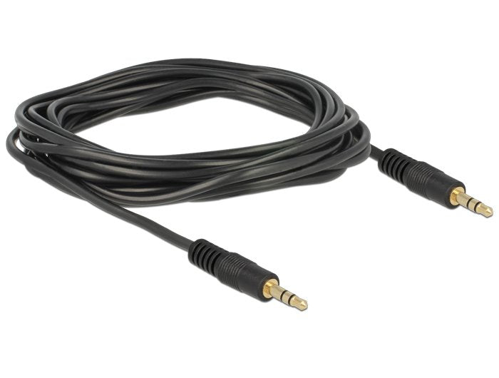 Delock Cable Jack 3,5 Mm 3 Pines Macho> Macho 3 M Negro