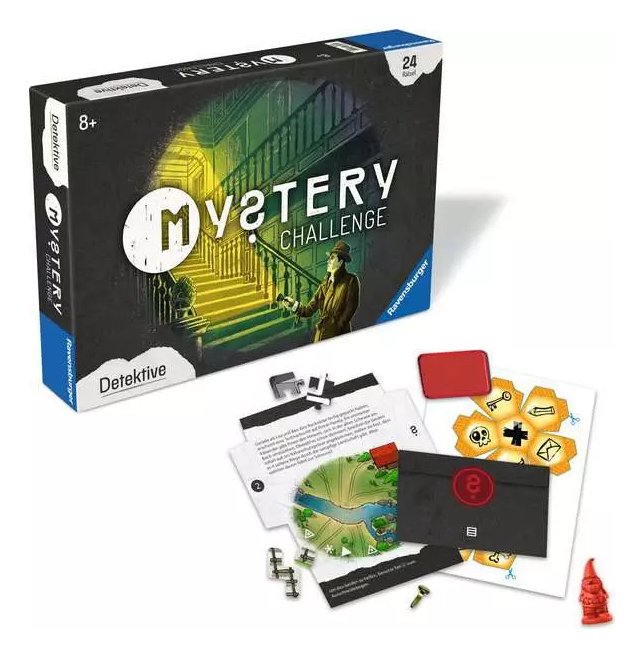 Ravensburger Mystery Challenge: Los Detectives, El Juego De Rompecabezas 23696