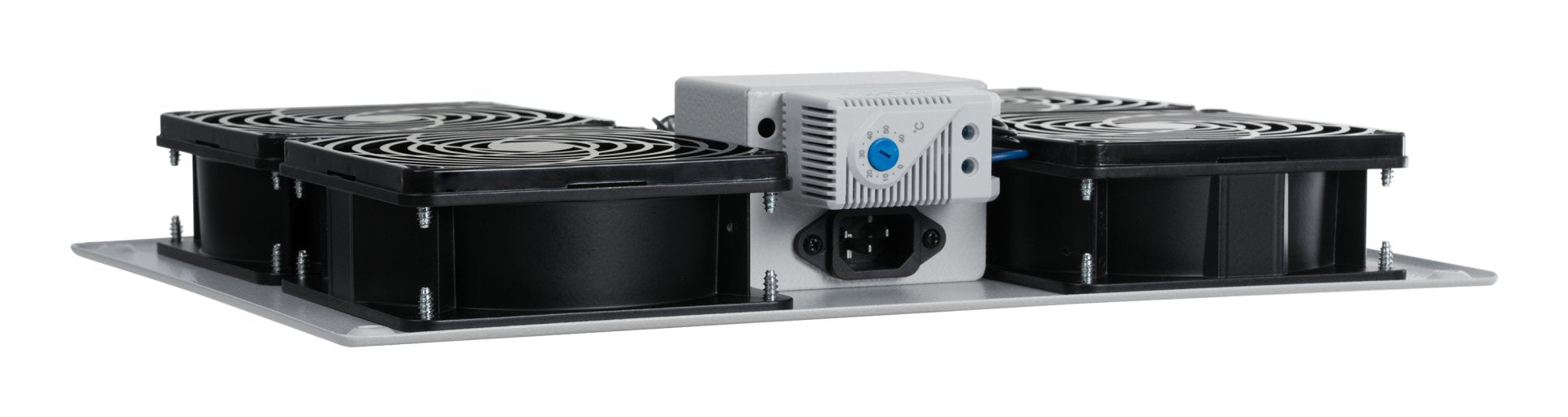 Efb Dachventilador 4-Fach Con Thermomat, Para Pel, Ral7035