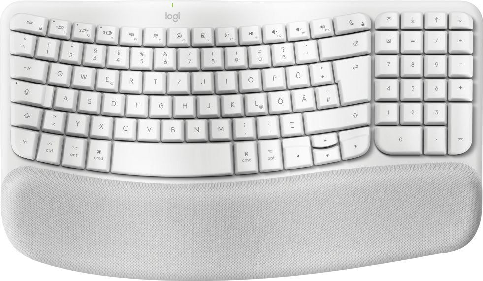 EAN 5099206117457 - Logitech Wave Keys for Mac teclado Hogar / Oficina Bluetooth QWERTZ Alemán Blanco imagen 1