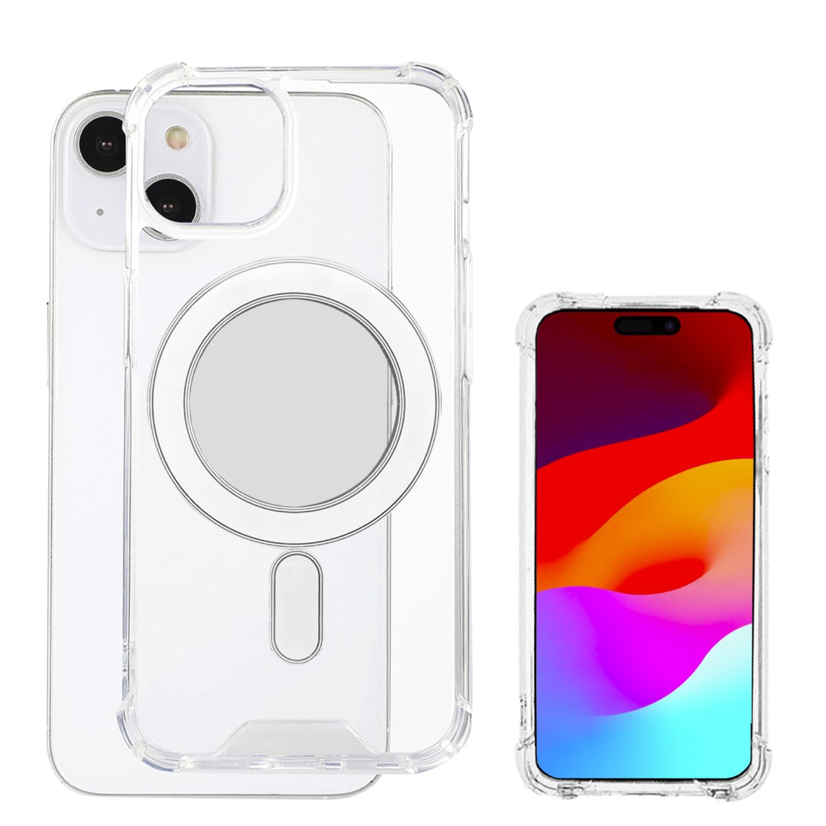 Funda 4smarts Hybrid Ibiza Para Apple Iphone 15 Pro Magsafe-Kompatibel