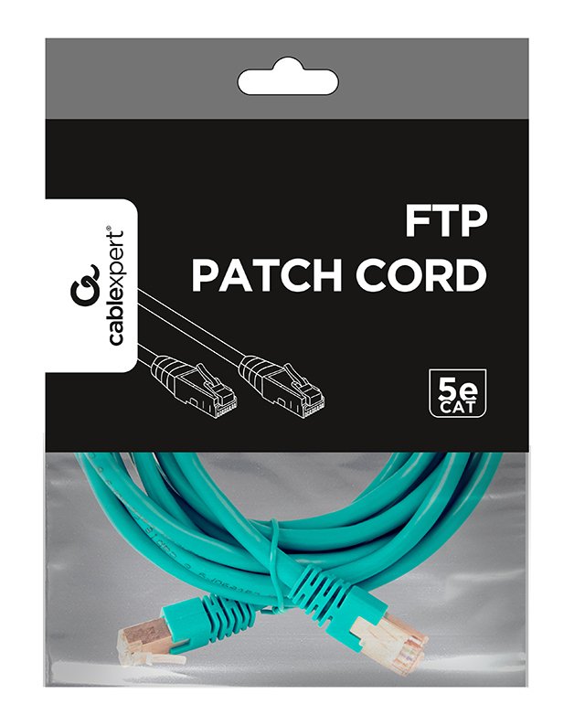 EAN 8716309052078 - Gembird PP22-2M/G cable de red Verde Cat5e F/UTP (FTP) imagen 3