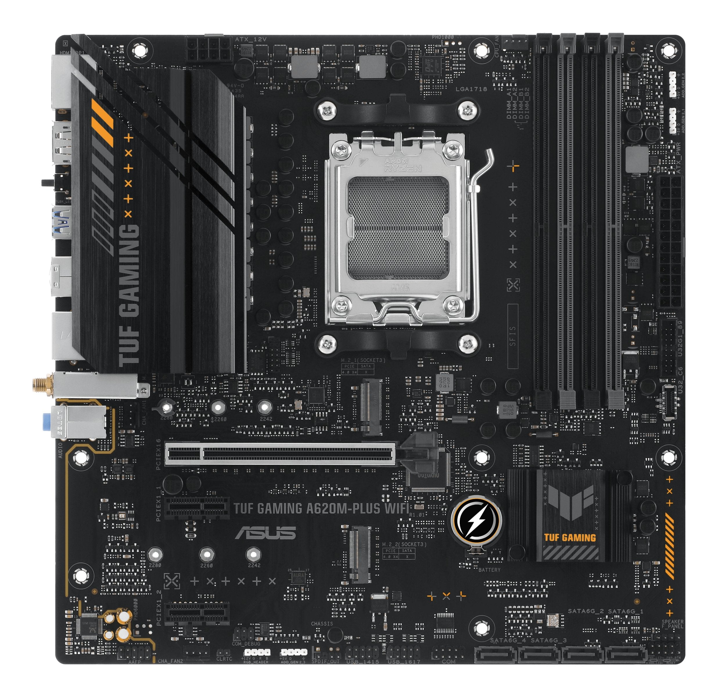 EAN 4711387164266 - ASUS TUF GAMING A620M-PLUS WIFI AMD A620 Zócalo AM5 micro ATX imagen 3