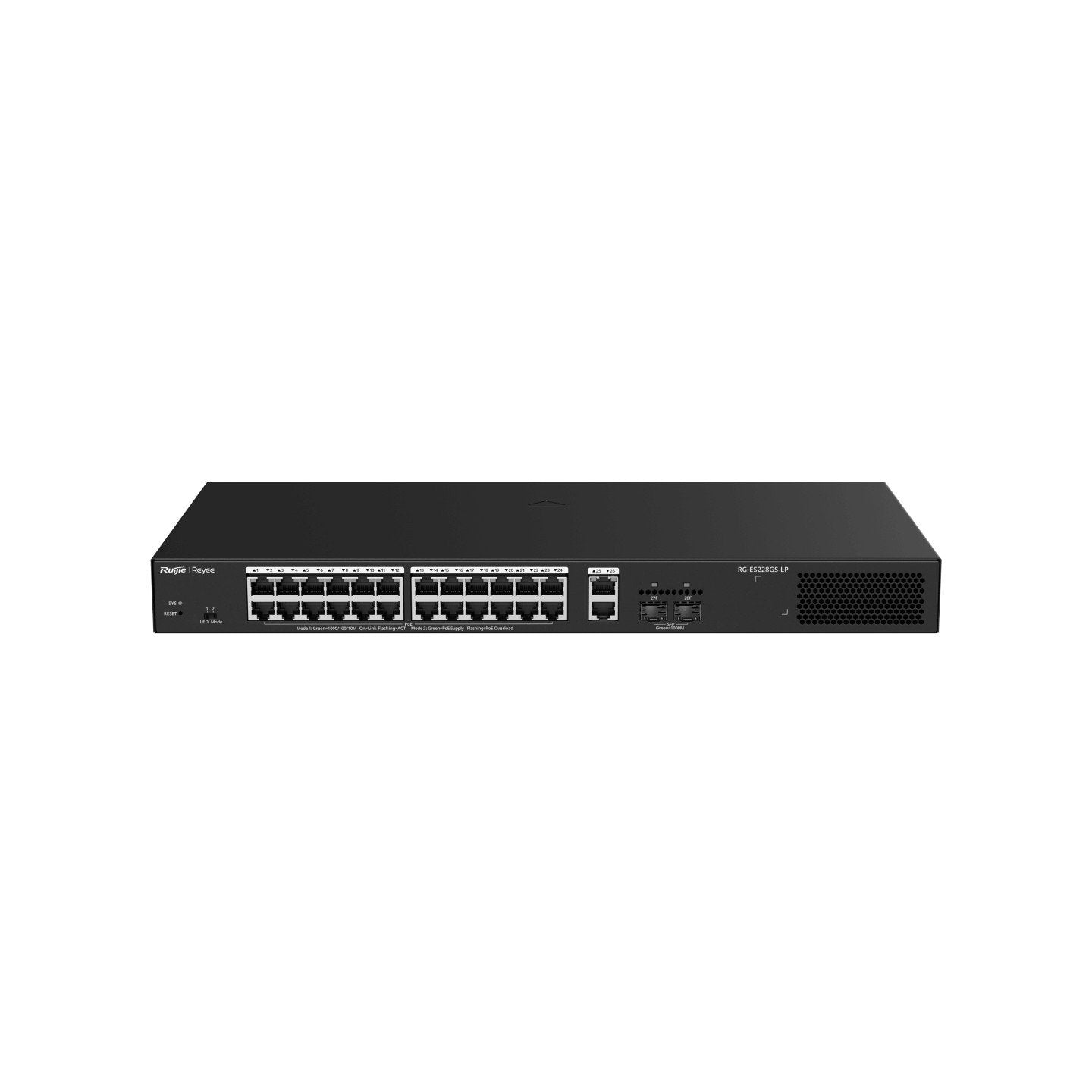 EAN 6976915002818 - Ruijie Networks RG-ES228GS-LP switch Gestionado L2 Gigabit Ethernet (10/100/1000) Energía sobre Ethernet imagen 9
