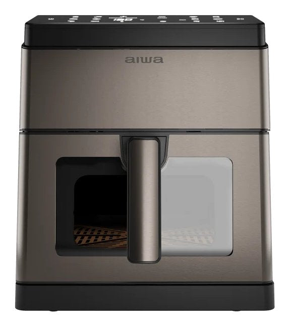 EAN 8435256810264 - Aiwa KUMADAI Sencillo 8 L 1800 W Freidora de aire caliente Negro, Acero inoxidable imagen 1