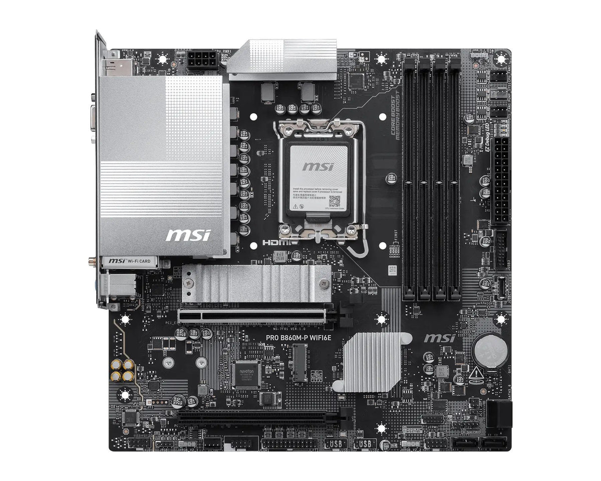 EAN 4711377432696 - MSI PRO B860M-P WIFI6E placa base Intel B860 LGA 1851 (Socket V1) micro ATX imagen 2