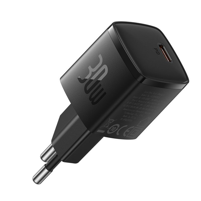 Os-Baseus Cube Pro Fast Charger 1c 30w Eu Black