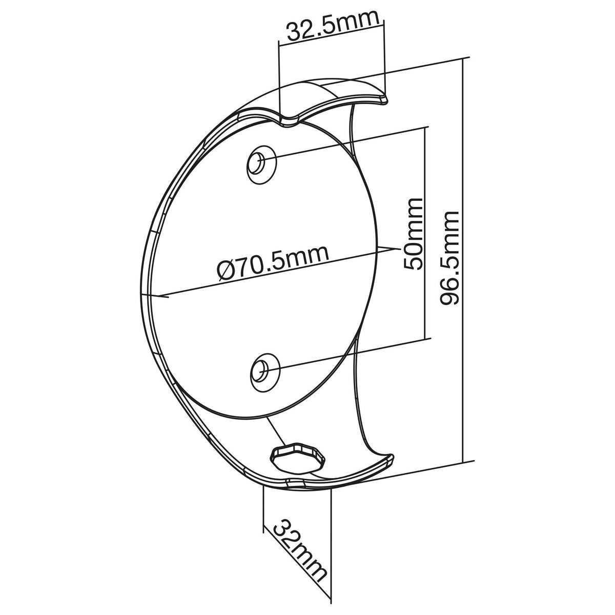 Soporte De Pared Inline Para Google Home Mini