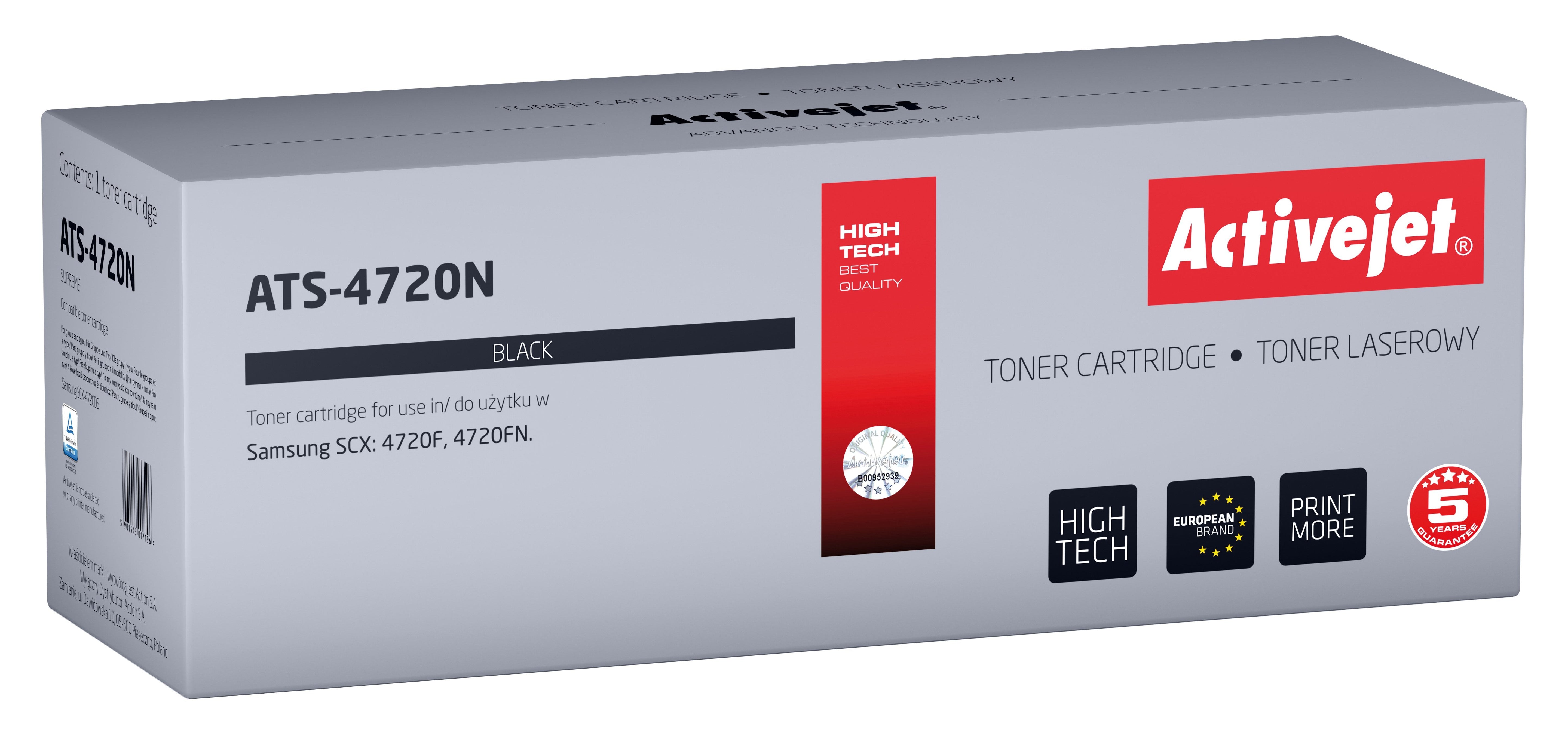 EAN 5901443017196 - Activejet ATS-4720N cartucho de tóner 1 pieza(s) Compatible imagen 1