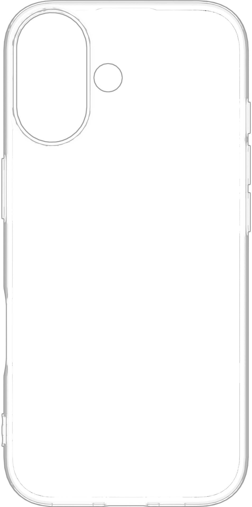 Infinite (Grs) Vienna Iphone 17 Clear Cover. Material: