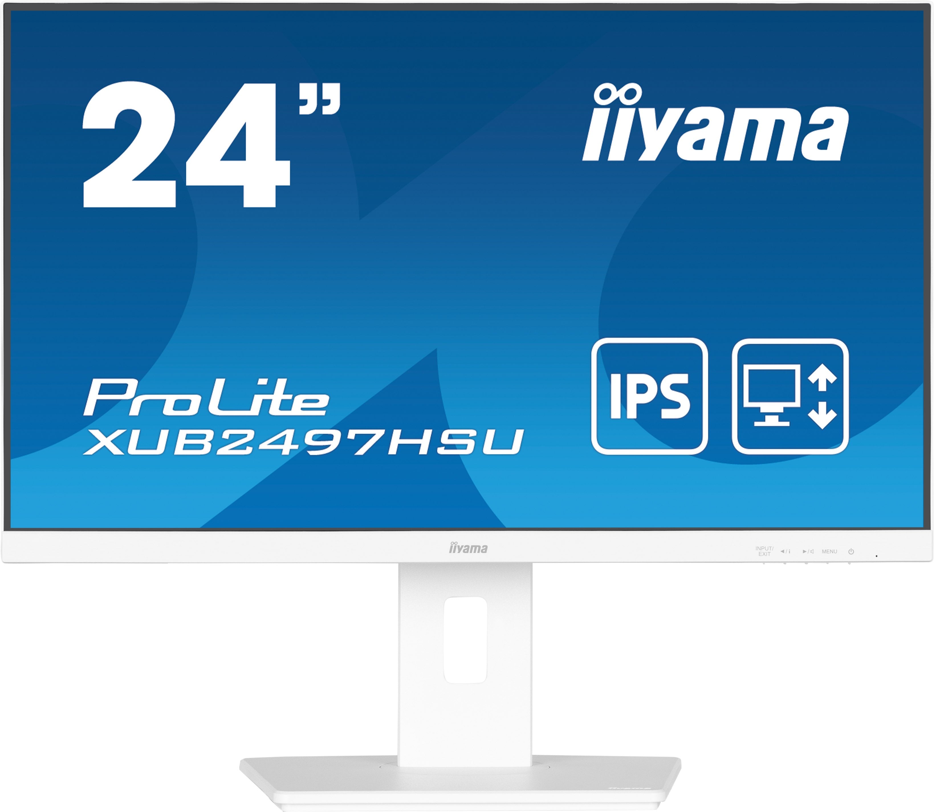 EAN 4948570125074 - iiyama ProLite XUB2497HSU-W2 pantalla para PC 60,5 cm (23.8") 1920 x 1080 Pixeles Full HD LED Blanco imagen 2