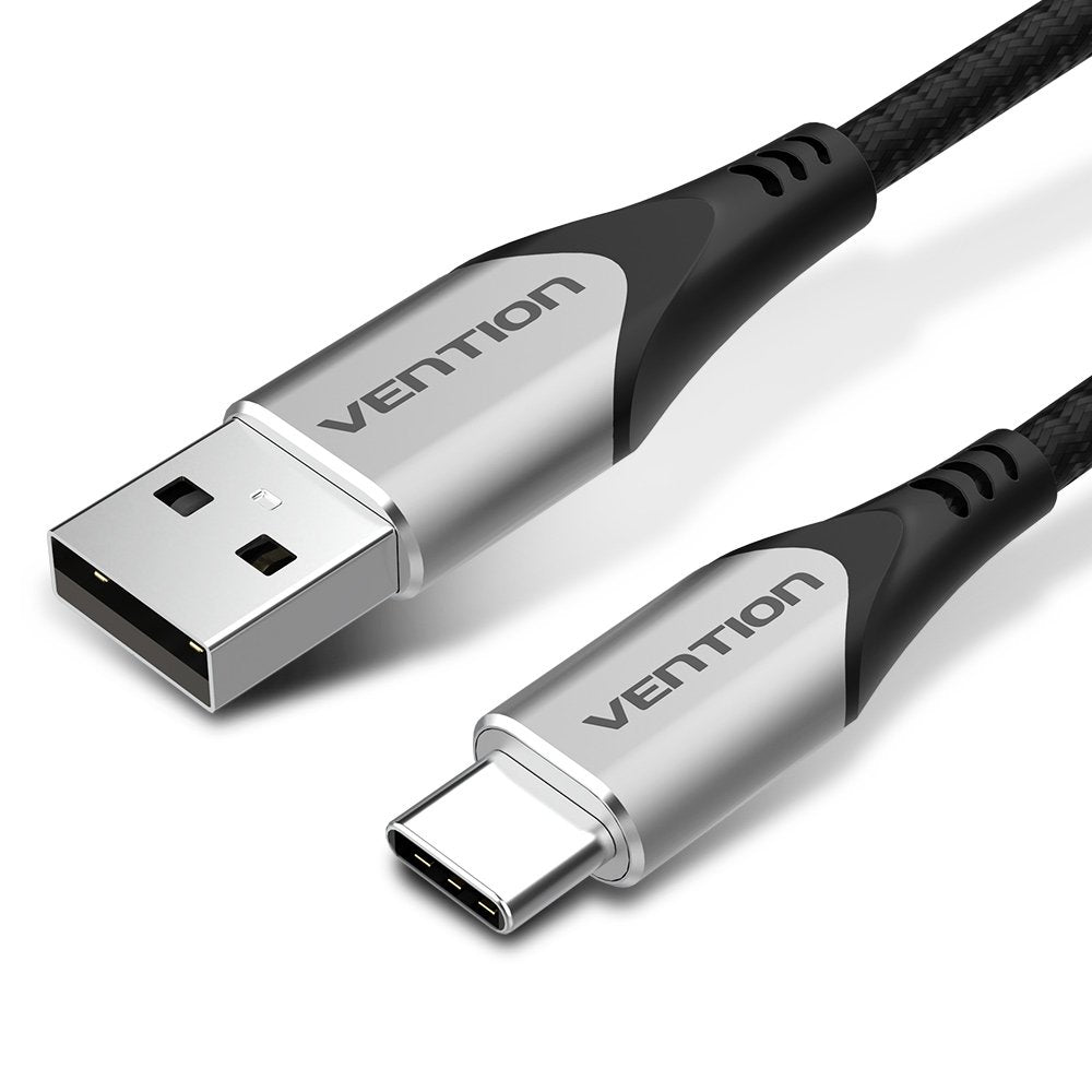 EAN 6922794747074 - Vention CODHH cable USB USB 2.0 USB A USB C Aluminio, Negro imagen 1