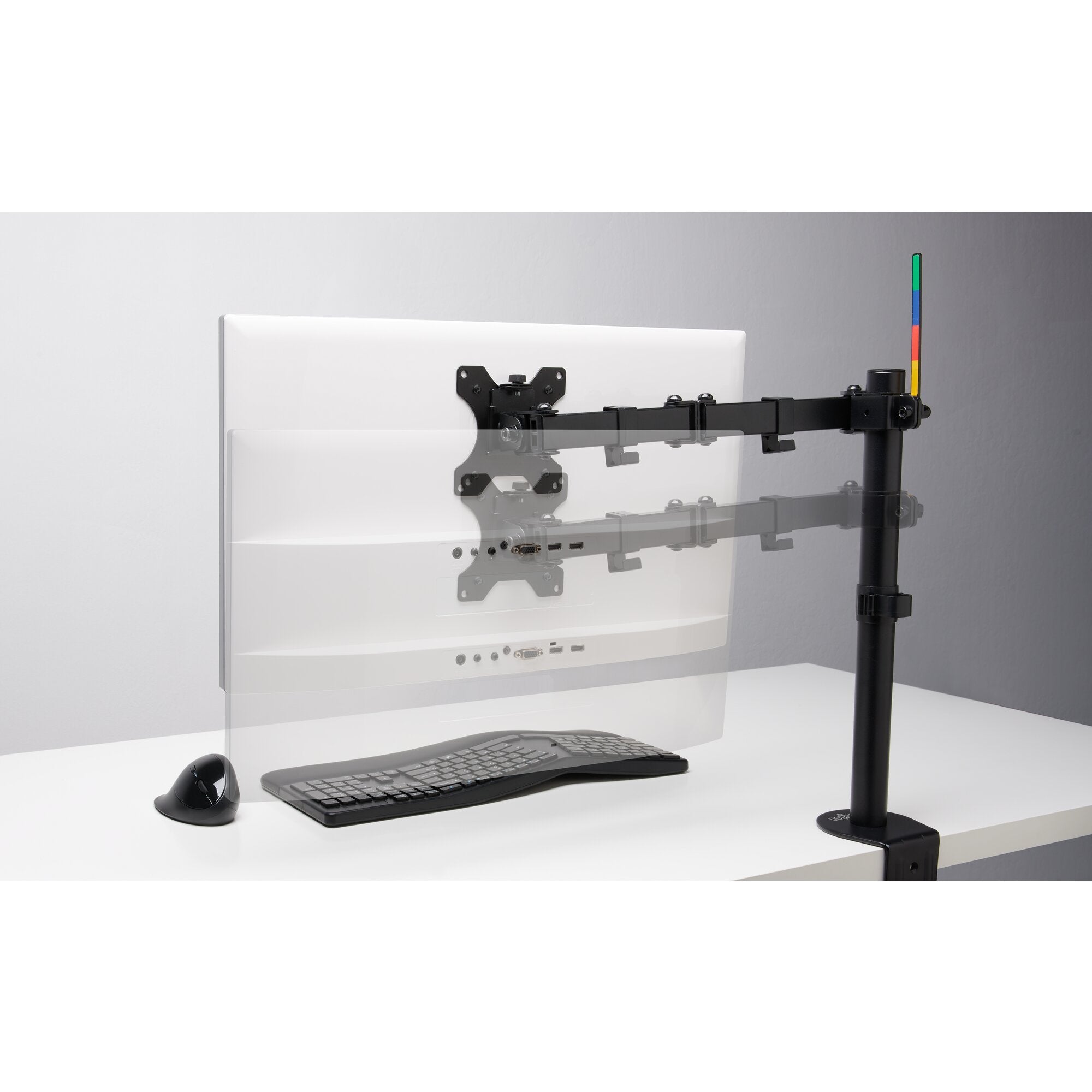 EAN 0085896554080 - Kensington K55408WW soporte para monitor 86,4 cm (34") Escritorio Negro imagen 5