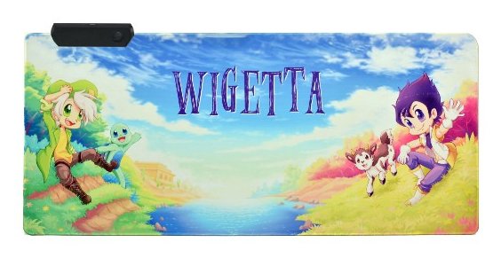 Alfombrilla Gaming Wigetta Xxl Rgb Para Raton