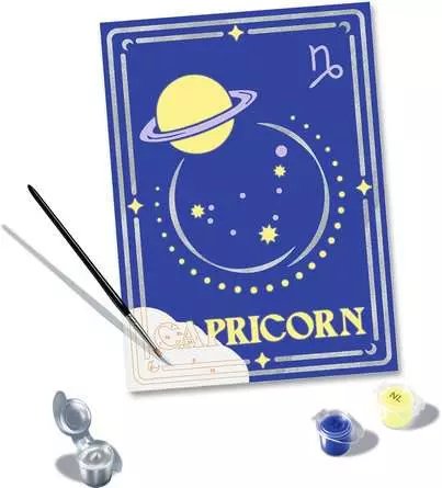 Ravensburger Creart - Signo Zodiacal Capricornio, Pintura 23739
