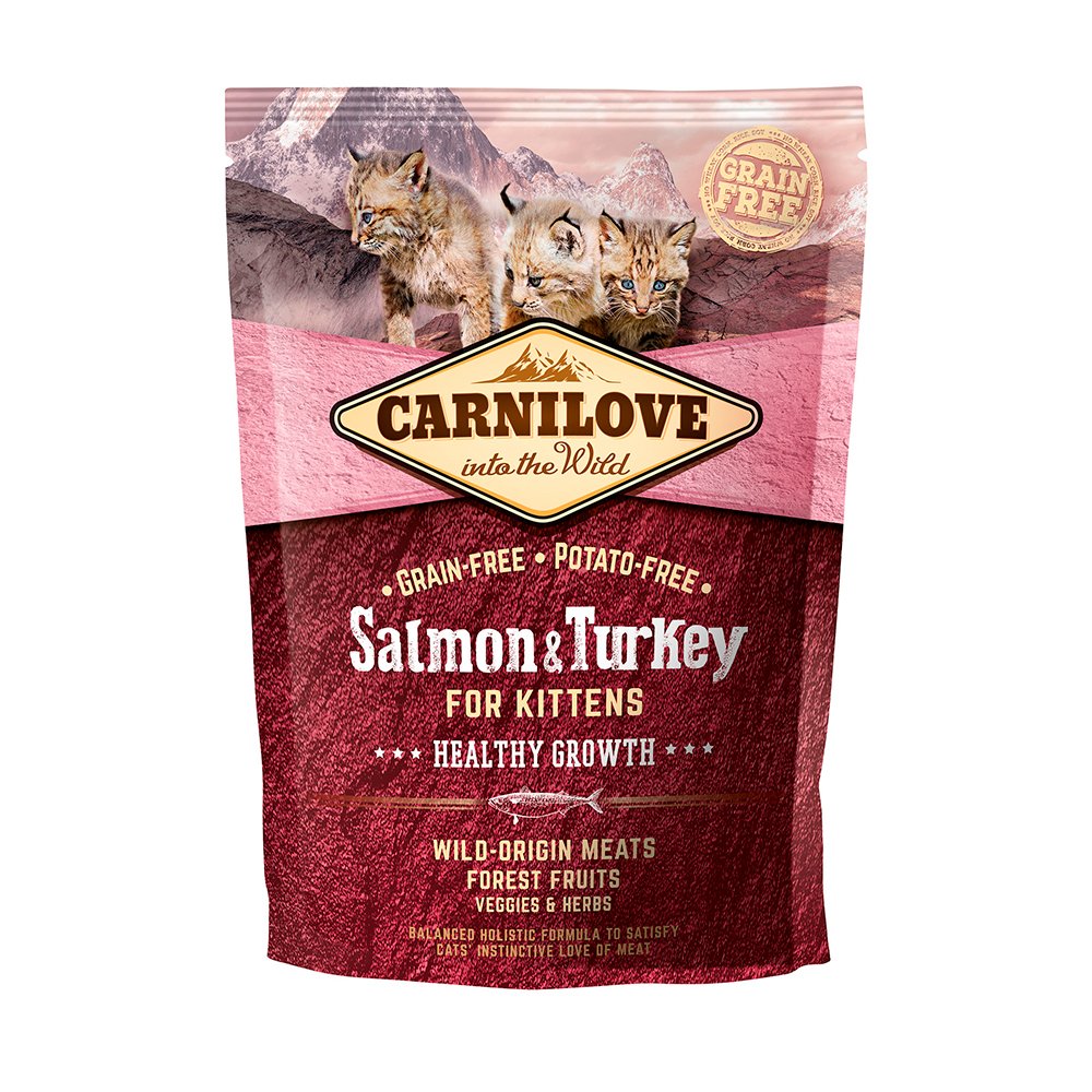 EAN 8595602512232 - CARNILOVE 512232 alimento seco para gatos 400 g Gatito Salmón, Pavo imagen 1