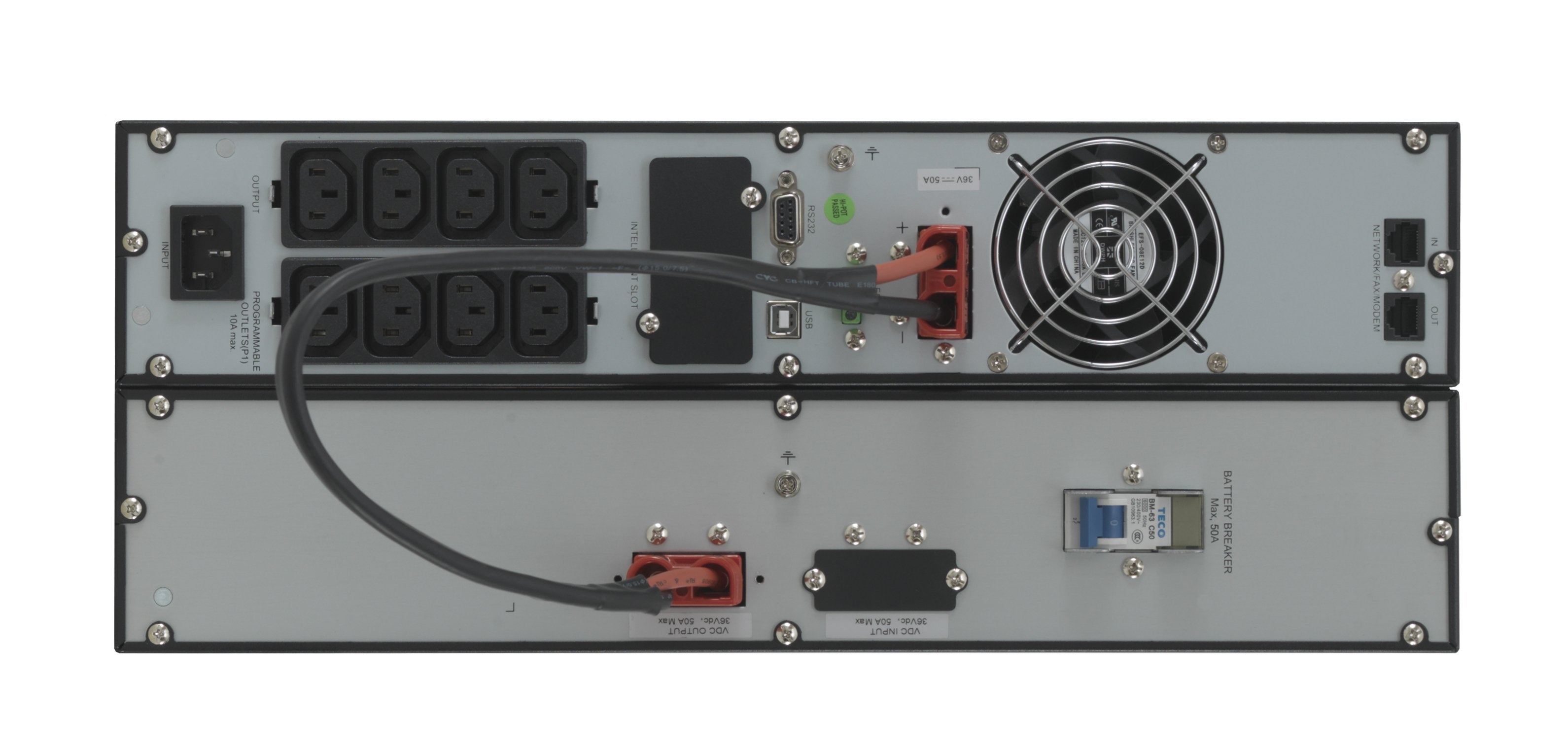 EAN 4026908003864 - ONLINE USV-Systeme X1000RBP Armario para baterías (SAI) Montaje en rack o Montaje en bastidor imagen 2