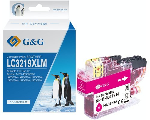 G&G Tintencartucho Compatible Brother Lc-3219m Magenta