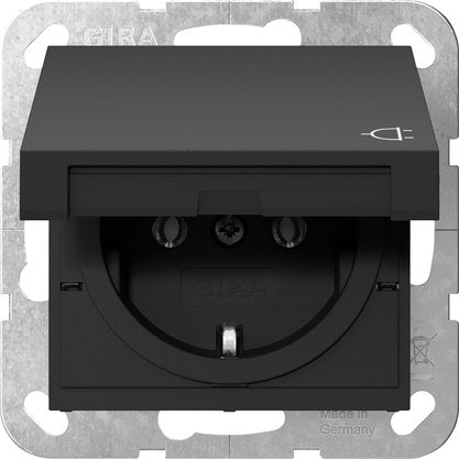 Gira System 55 Toma De Corriente Schuko Antracita