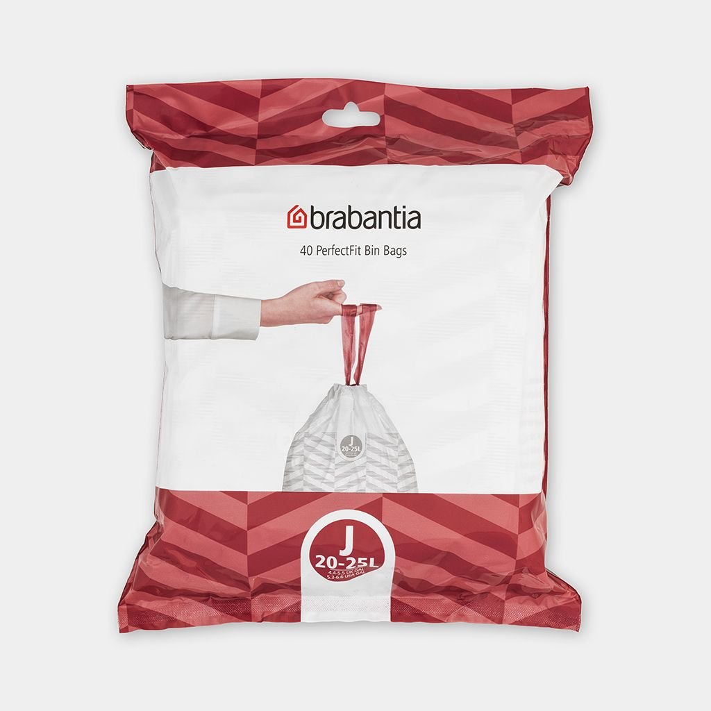 EAN 8710755115608 - Brabantia 115608 bolsa para basura 23 L Blanco 40 pieza(s) imagen 1