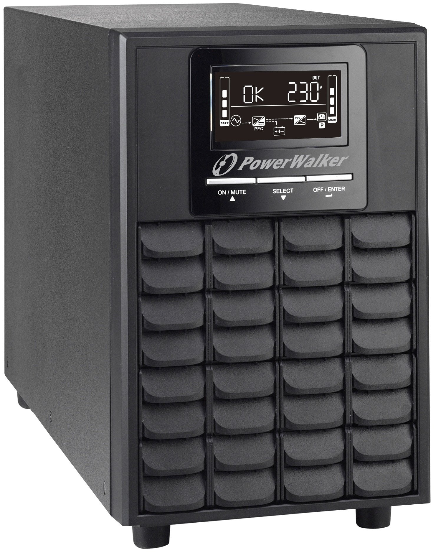 EAN 4260074979923 - PowerWalker VFI 1500 CG PF1 sistema de alimentación ininterrumpida (UPS) Doble conversión (en línea) 1,5 imagen 1