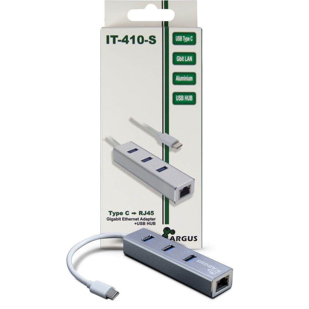 Inter-Tech Argus It-410-S Usb 3.2 Gen 1 (3.1 Gen 1) Type-C Gris