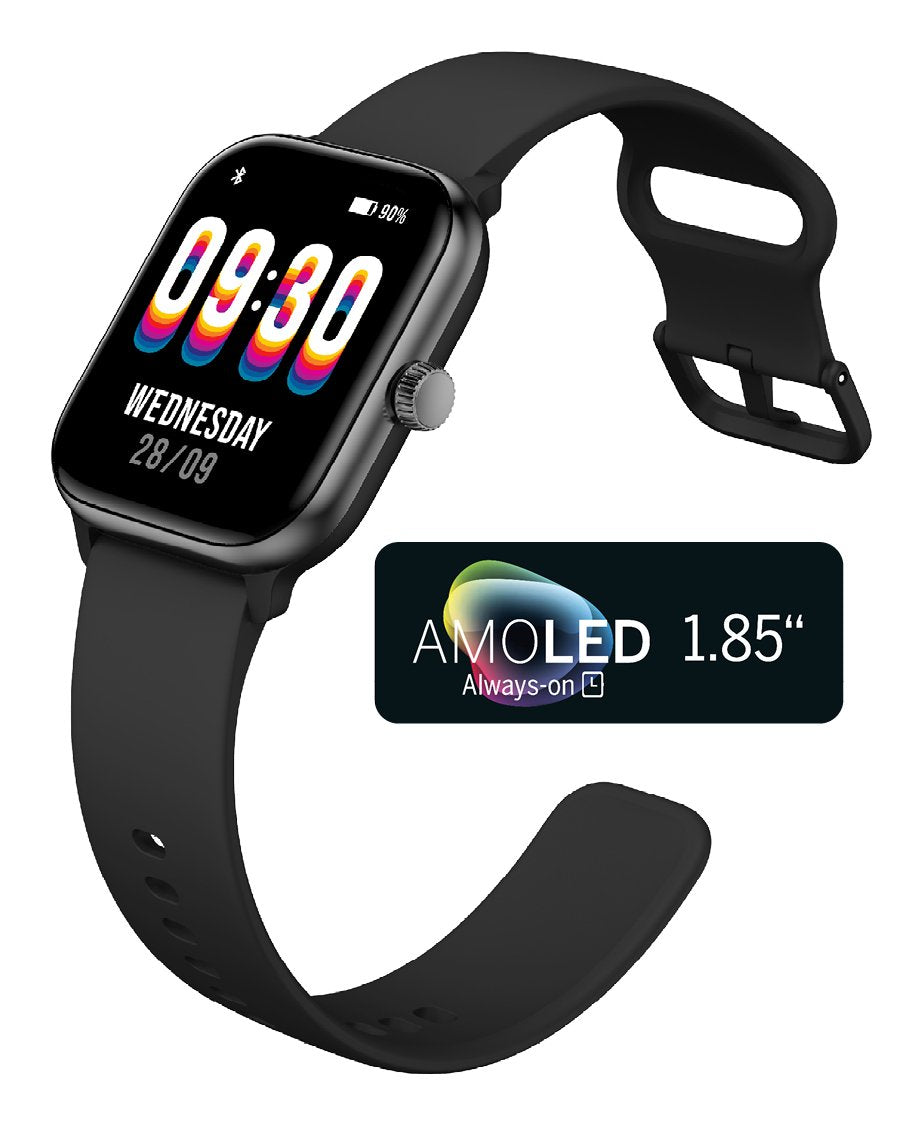 Bea·Fon Smartwatch 201 Black Smartwatch 1.85" Amoled