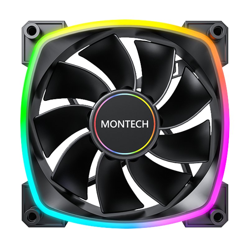 EAN 4710562741285 - Montech RX140 PWM Carcasa del ordenador Ventilador 14 cm Negro 1 pieza(s) imagen 2